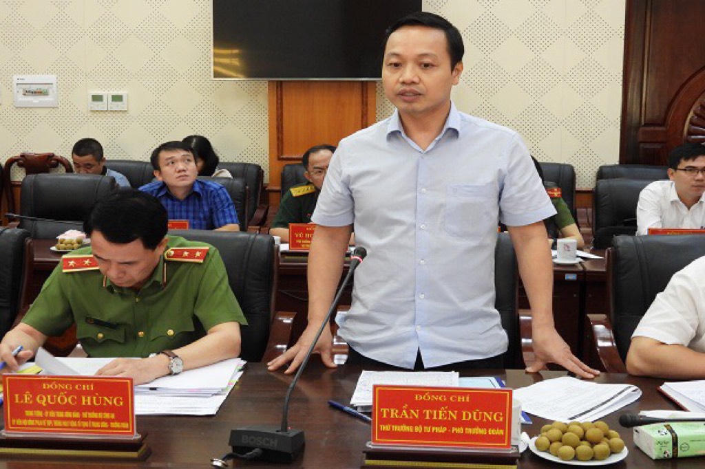 Đoàn kiểm tra liên ngành về trợ giúp pháp lý làm việc tại Hưng Yên