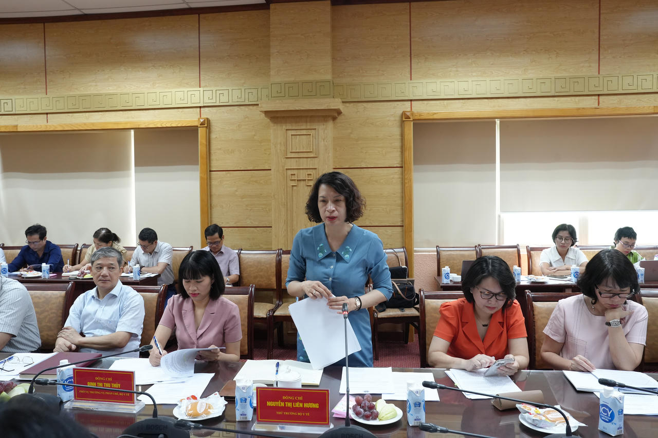 Hội đồng Phối hợp phổ biến giáo dục pháp luật TW kiểm tra tại Bộ Y tế