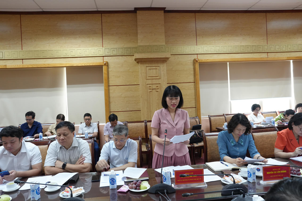 Hội đồng Phối hợp phổ biến giáo dục pháp luật TW kiểm tra tại Bộ Y tế