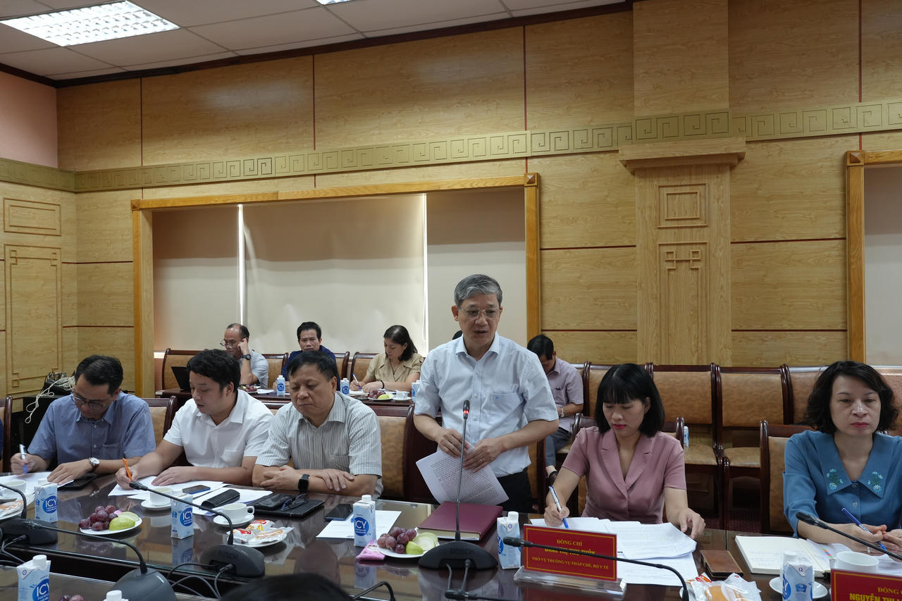 Hội đồng Phối hợp phổ biến giáo dục pháp luật TW kiểm tra tại Bộ Y tế