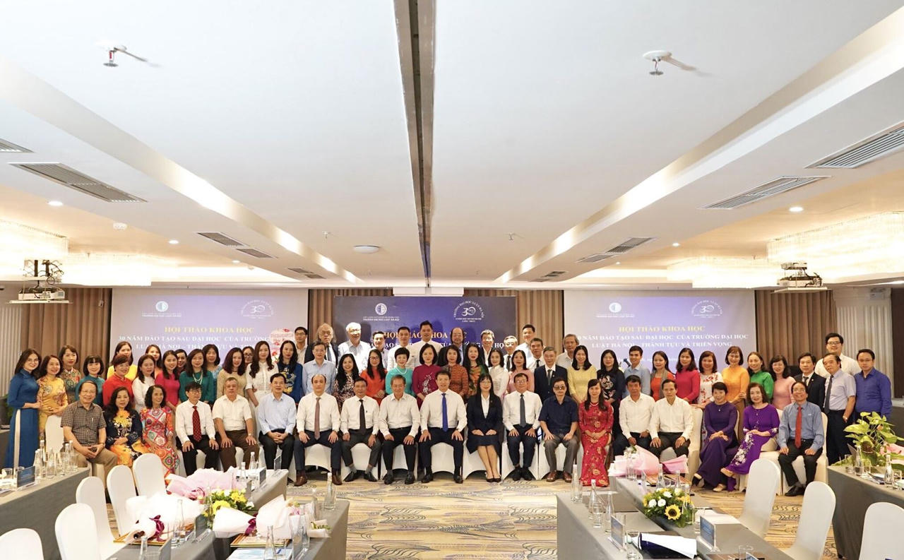 Hội thảo “30 năm đào tạo sau đại học của Trường Đại học Luật Hà Nội – Thành tựu và triển vọng”