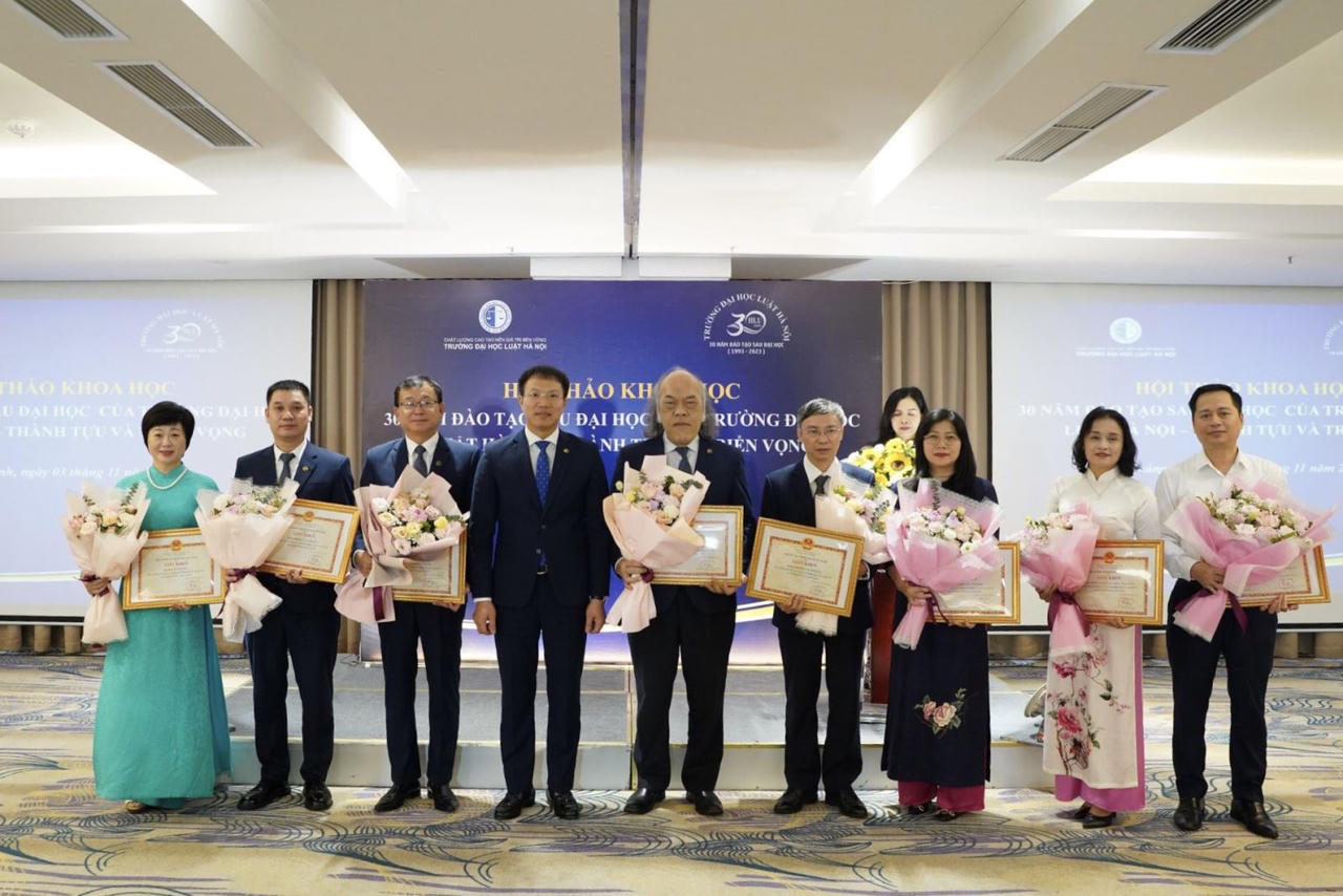 Hội thảo “30 năm đào tạo sau đại học của Trường Đại học Luật Hà Nội – Thành tựu và triển vọng”