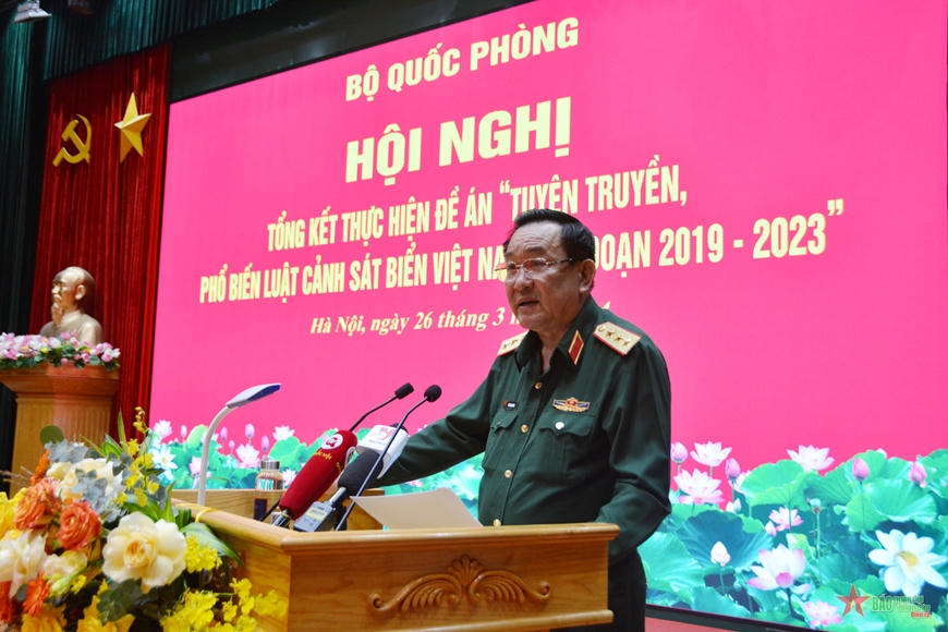 Đề nghị kéo dài thời gian thực hiện Đề án “Tuyên truyền, phổ biến Luật Cảnh sát biển Việt Nam giai đoạn 2019-2023”