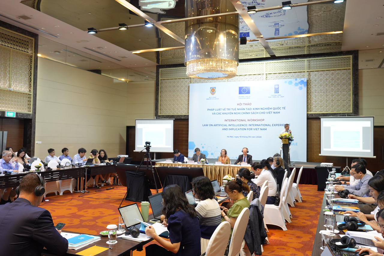 Khai mạc Hội thảo khoa học Pháp luật về trí tuệ nhân tạo