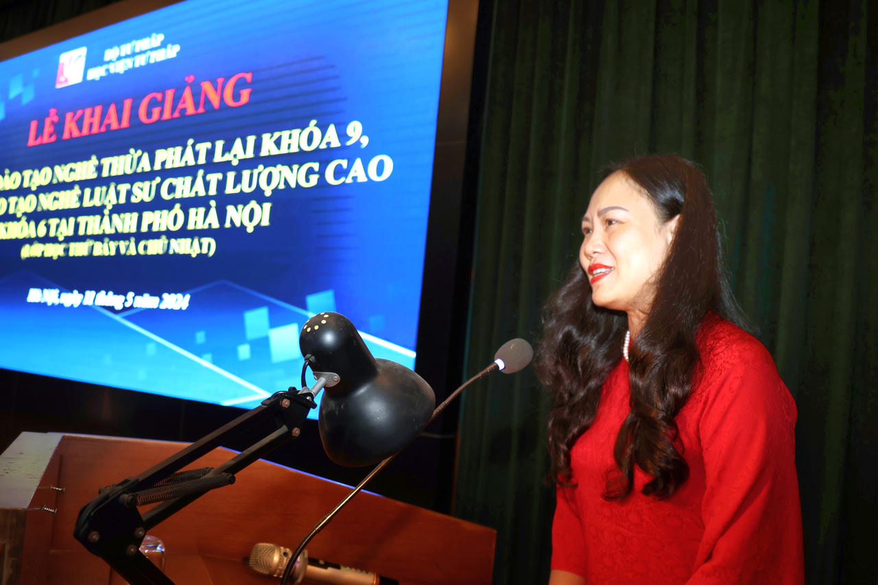 Học viện Tư pháp khai giảng các lớp đào tạo tại Hà Nội