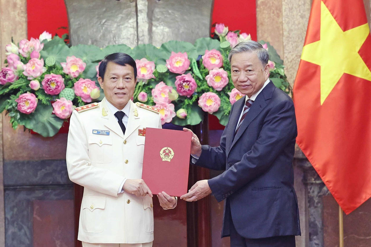 Chủ tịch nước trao quyết định bổ nhiệm Phó Thủ tướng và Bộ trưởng Bộ Công an