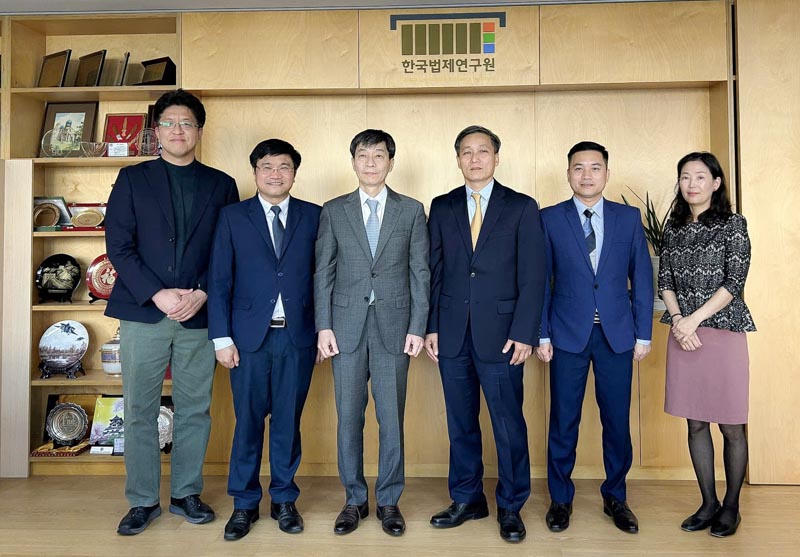 Thúc đẩy hơn nữa hợp tác với Bộ Lập pháp Chính phủ Hàn Quốc và Viện Nghiên cứu Lập pháp Hàn Quốc