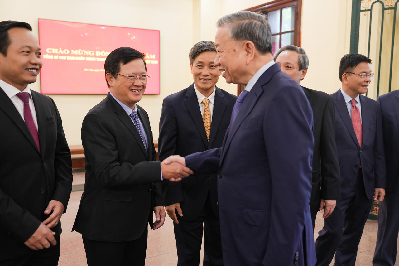 Tổng Bí thư Tô Lâm làm việc với Ban Cán sự Đảng Bộ Tư pháp