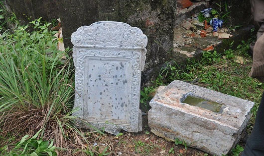 Lăng mộ mẹ vua Dục Đức bị kẻ xấu đào phá