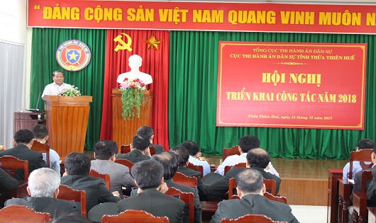 Thừa Thiên – Huế : Triển khai công tác thi hành án dân sự năm 2018
