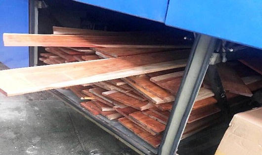 Bắt giữ xe khách chở gỗ sơn huyết đặc biệt quý hiếm