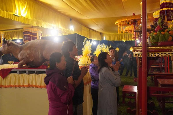 Trang nghiêm Lễ tế Xã Tắc cầu quốc thái dân an