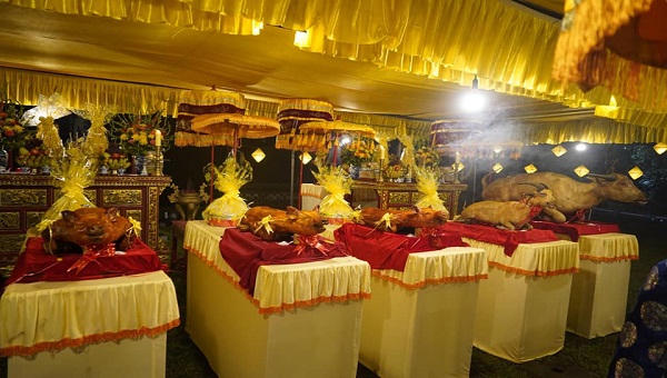 Trang nghiêm Lễ tế Xã Tắc cầu quốc thái dân an