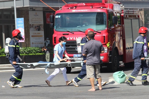 Gần 800 người diễn tập phương án chữa  cháy và cứu hộ cứu nạn