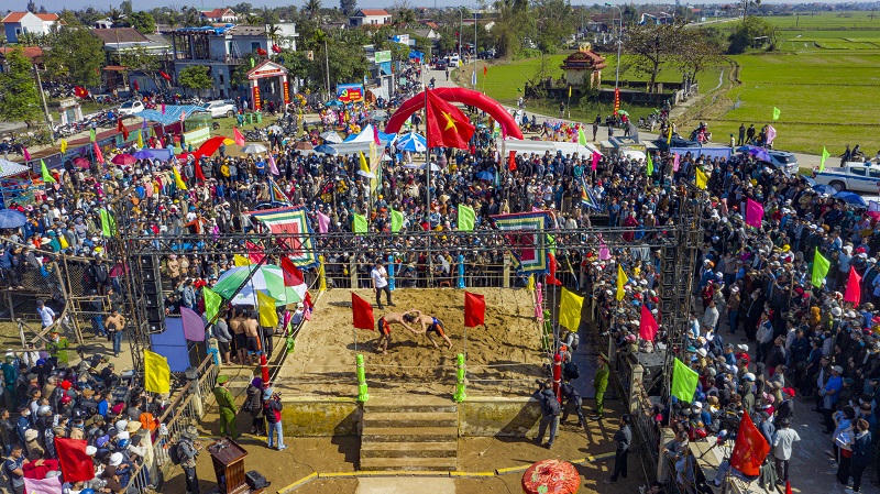 Độc đáo hội vật truyền thống làng Sình ở Thừa Thiên Huế