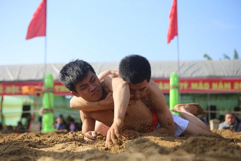 Độc đáo hội vật truyền thống làng Sình ở Thừa Thiên Huế