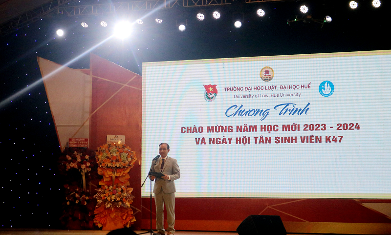 Từng bừng ngày hội tân sinh viên của trường Đại học Luật, Đại học Huế