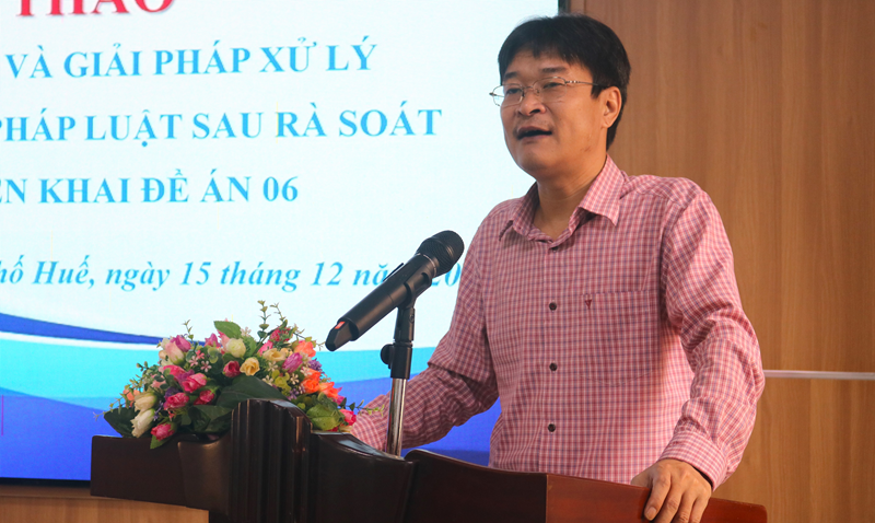 Hội thảo rà soát văn bản quy phạm pháp luật phục vụ triển khai Đề án 06 tại Thừa Thiên Huế