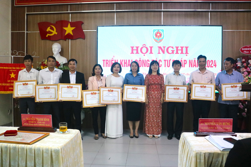 Ngành Tư pháp Thừa Thiên Huế nỗ lực thực hiện xuất sắc nhiệm vụ được giao