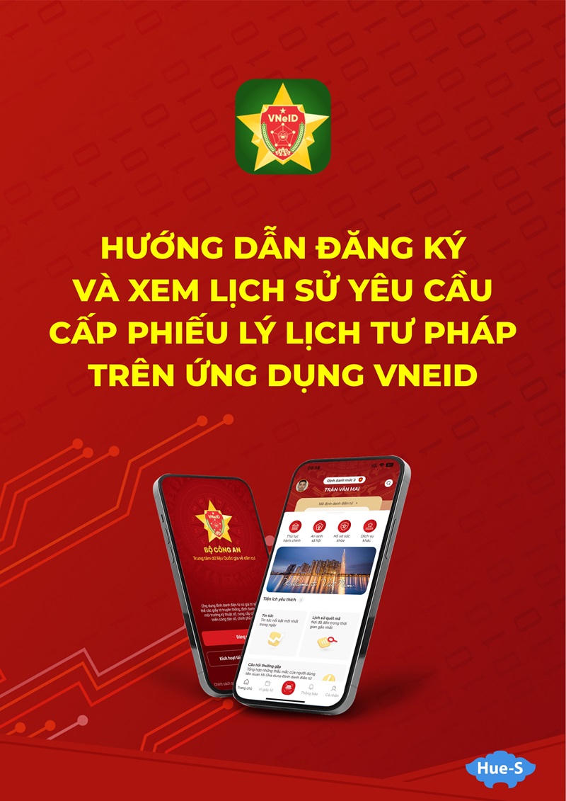 Thừa Thiên Huế thí điểm cấp phiếu lý lịch tư pháp trên VNeID