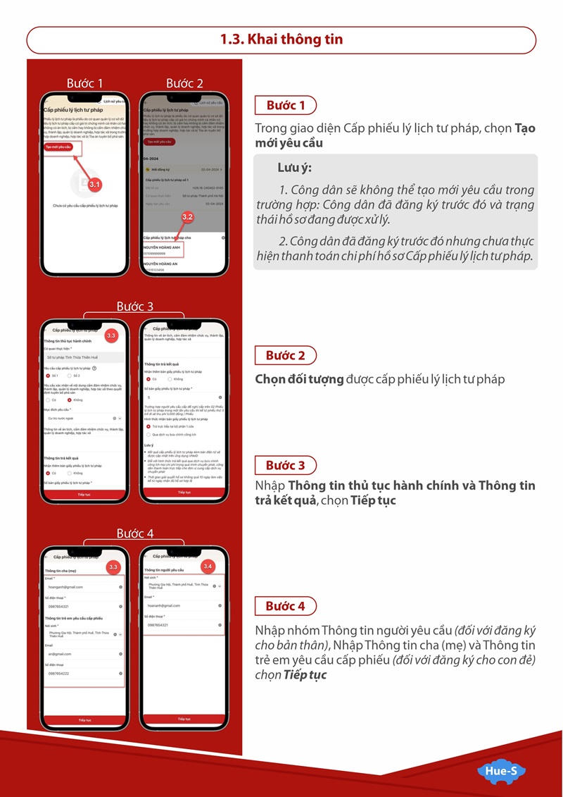 Thừa Thiên Huế thí điểm cấp phiếu lý lịch tư pháp trên VNeID