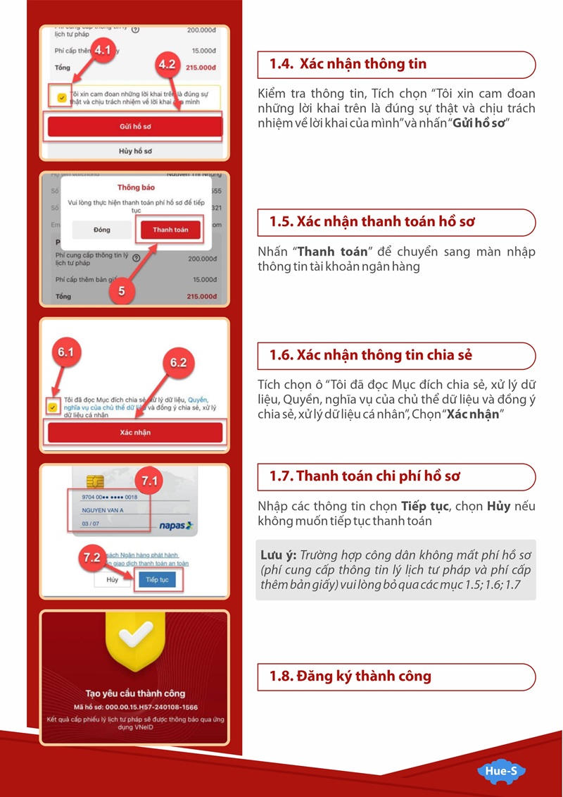 Thừa Thiên Huế thí điểm cấp phiếu lý lịch tư pháp trên VNeID