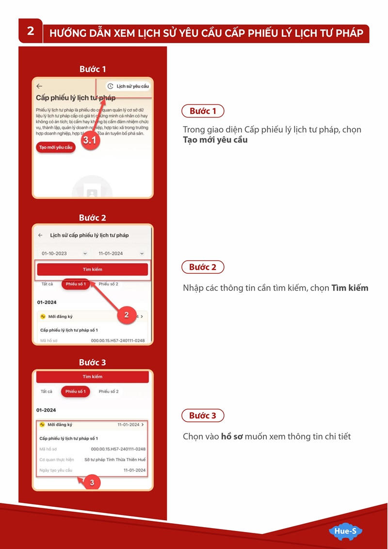 Thừa Thiên Huế thí điểm cấp phiếu lý lịch tư pháp trên VNeID