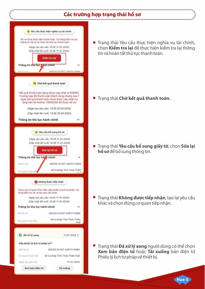 Thừa Thiên Huế thí điểm cấp phiếu lý lịch tư pháp trên VNeID
