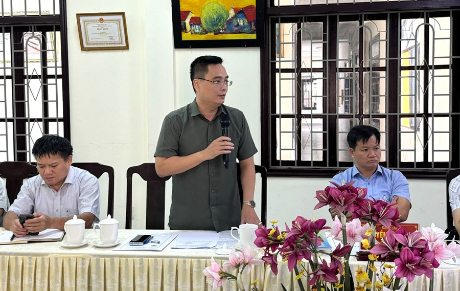 Thứ trưởng Bộ Tư pháp Mai Lương Khôi thăm và làm việc với Sở Tư pháp Thừa Thiên Huế