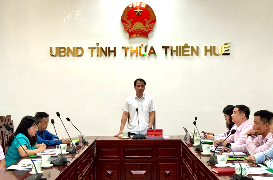 Đoàn kiểm tra, giám sát của Hội đồng Quản trị Ngân hàng Chính sách xã hội làm việc tại tỉnh Thừa Thiên Huế