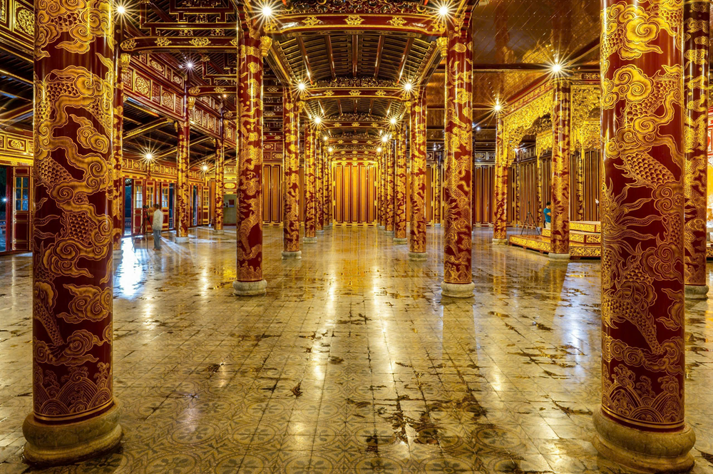 Điện Thái Hòa - nơi đăng quang của các vua triều Nguyễn sau khi trùng tu