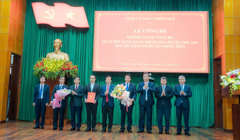 Chỉ định Bí thư quận, huyện mới của TP Huế trực thuộc Trung ương