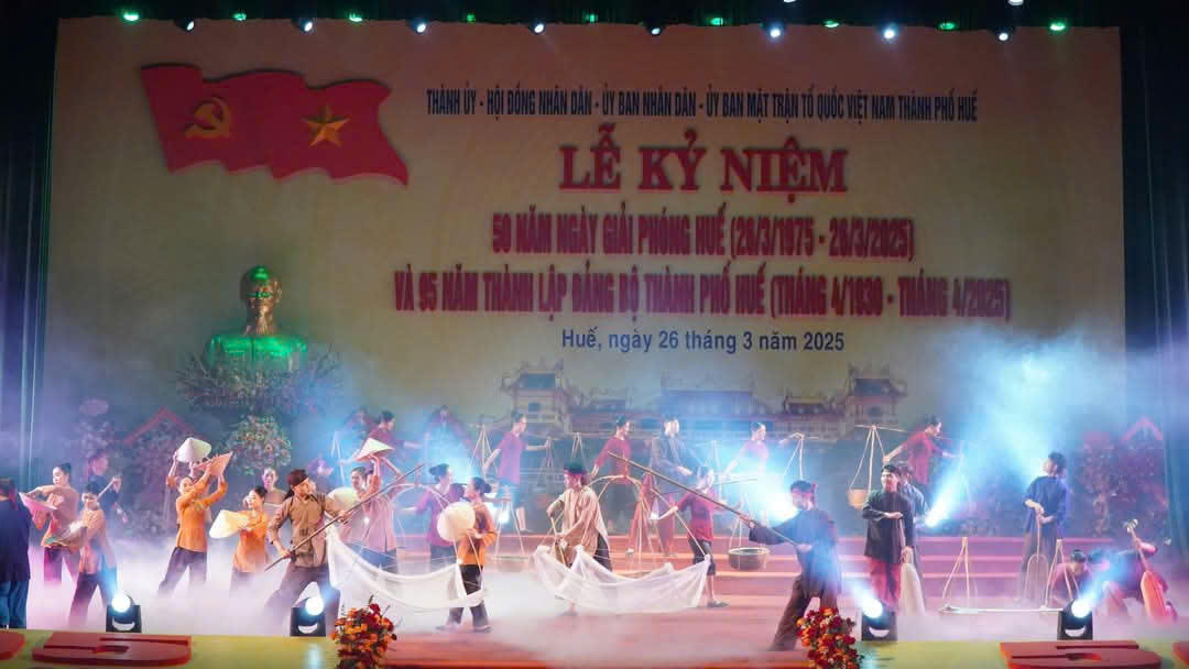 Kỷ niệm 50 năm ngày giải phóng Huế và 95 năm thành lập Đảng bộ TP Huế