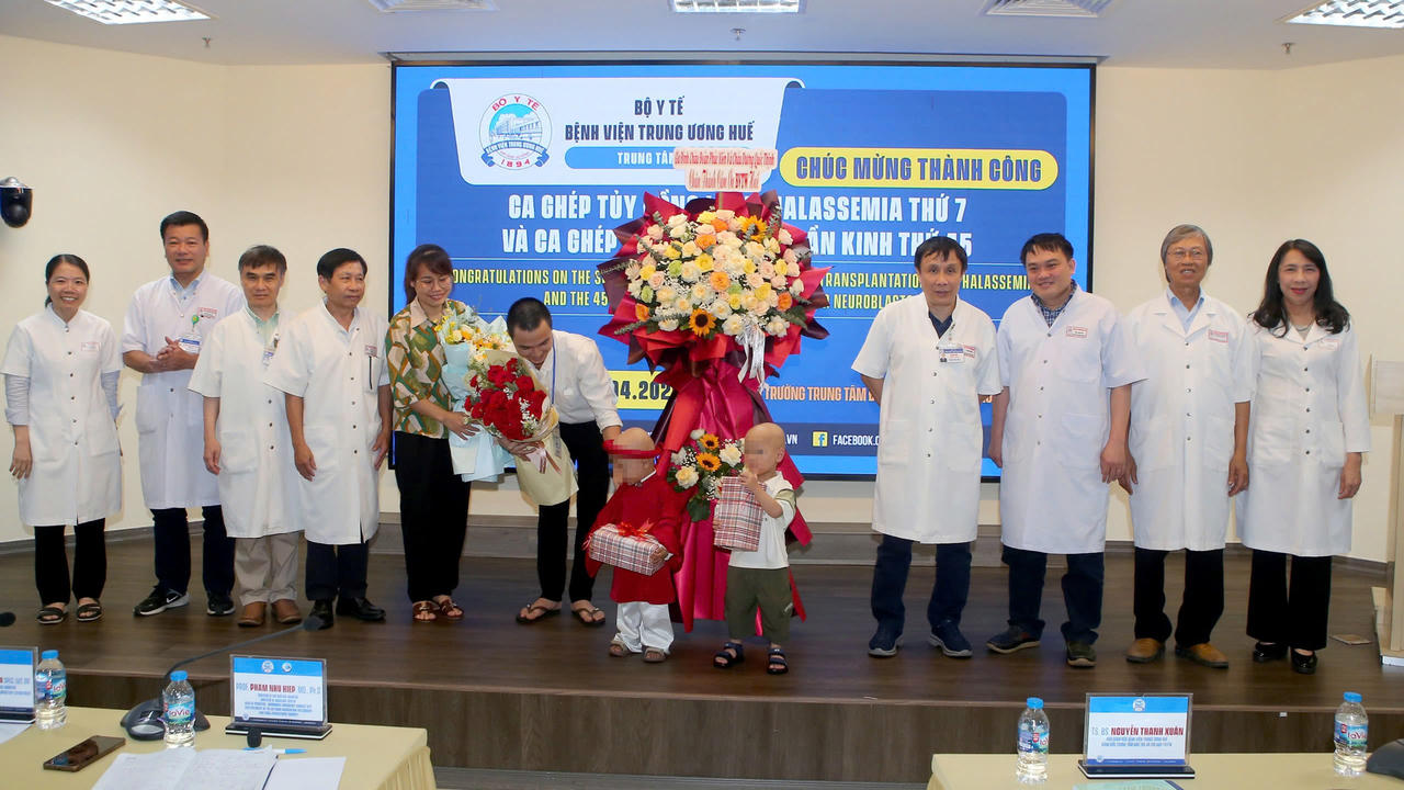 Thêm ca ghép tủy đồng loại thành công cho bệnh nhi tan máu bẩm sinh