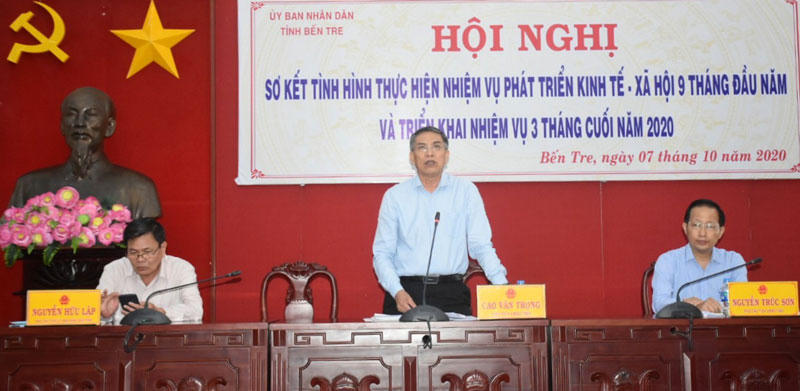 Bến Tre “chạy nước rút” hoàn thành kế hoạch trong 3 tháng cuối năm 2020
