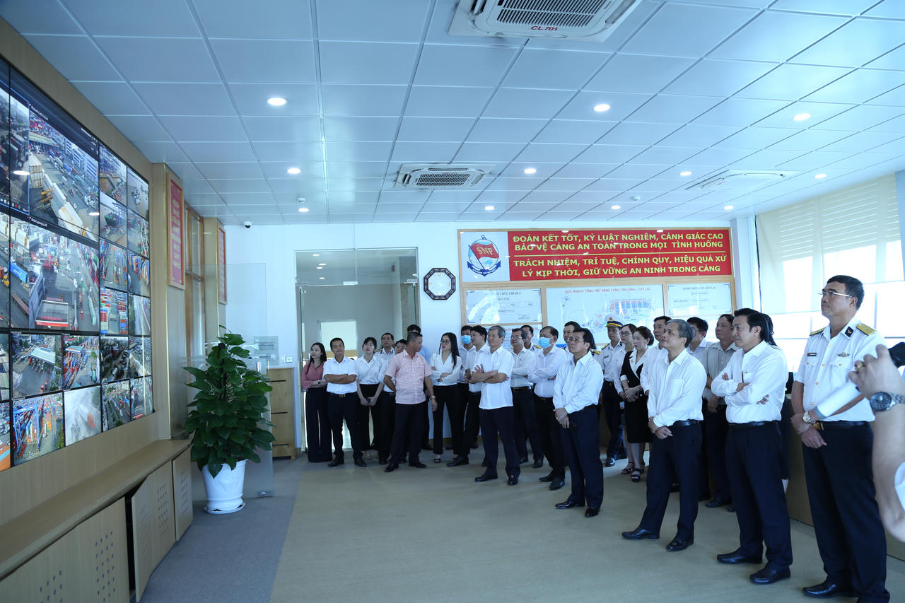 TAND cấp cao tại TP HCM thăm, làm việc tại Tổng Công ty Tân Cảng Sài Gòn