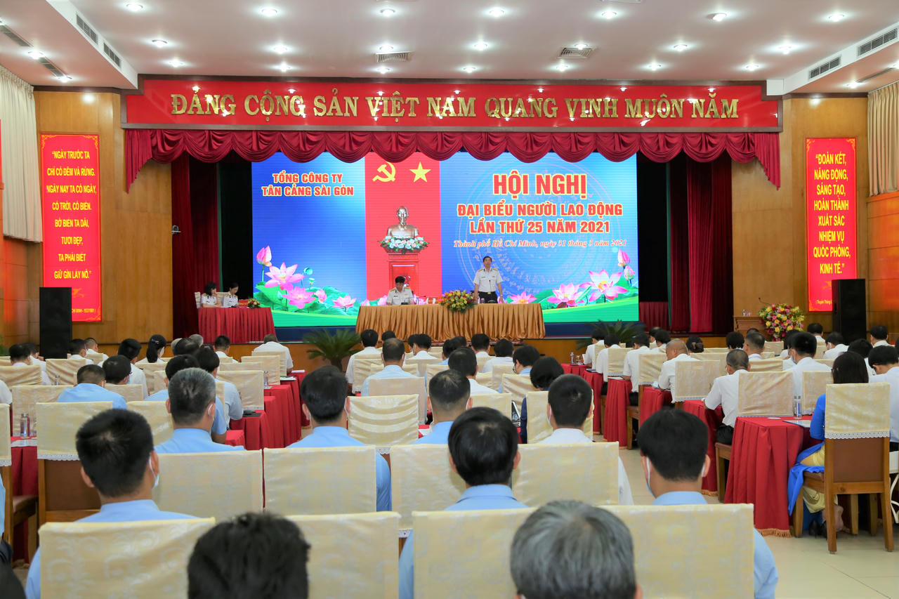 Tổng công ty Tân Cảng Sài Gòn Tổ chức hội nghị đại biểu người lao động năm 2021