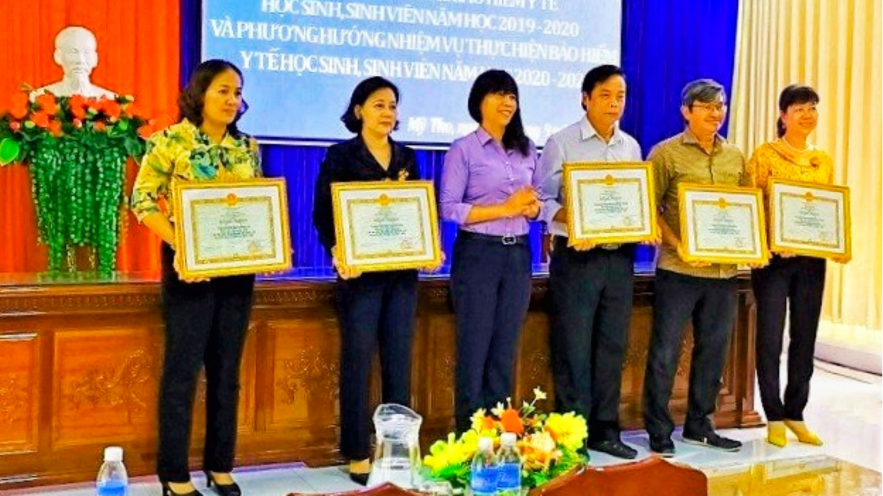 Gần 100% học sinh, sinh viên Tiền Giang tham gia bảo hiểm y tế năm học 2020-2021