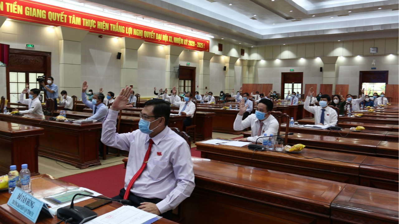 Ông Nguyễn Văn Vĩnh tái đắc cử Chủ tịch UBND Tiền Giang nhiệm kỳ 2021-2026