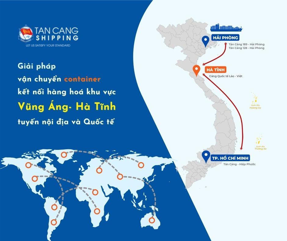 Tân cảng Shipping - giải pháp kết nối hàng quá cảnh trong khu vực