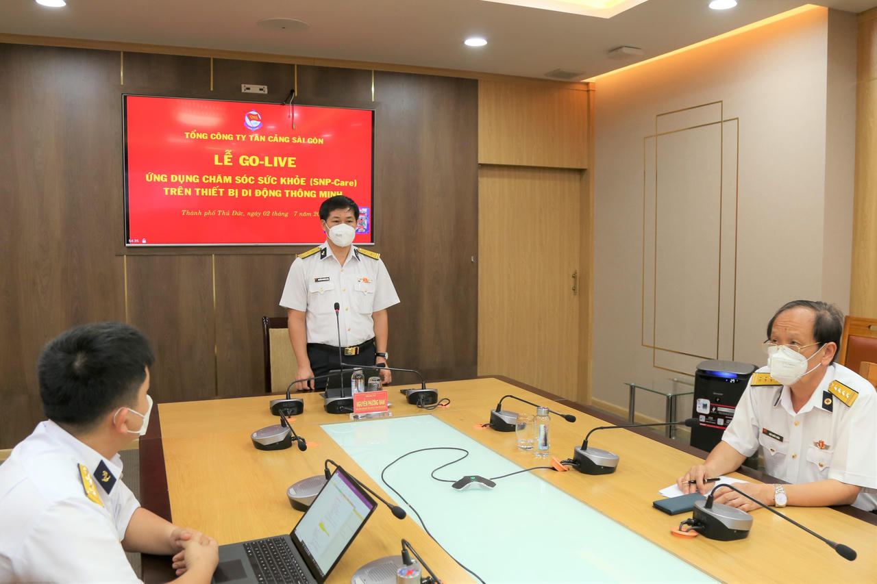Tân cảng Sài Gòn ra mắt SNP care - ứng dụng chăm sóc sức khỏe trên điện thoại di động
