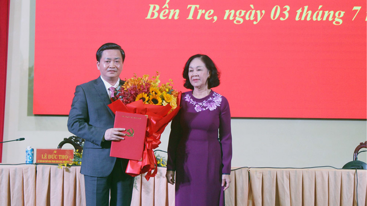 Bộ Chính trị phân công Chủ tịch Vietinbank giữ chức Bí thư Tỉnh ủy Bến Tre