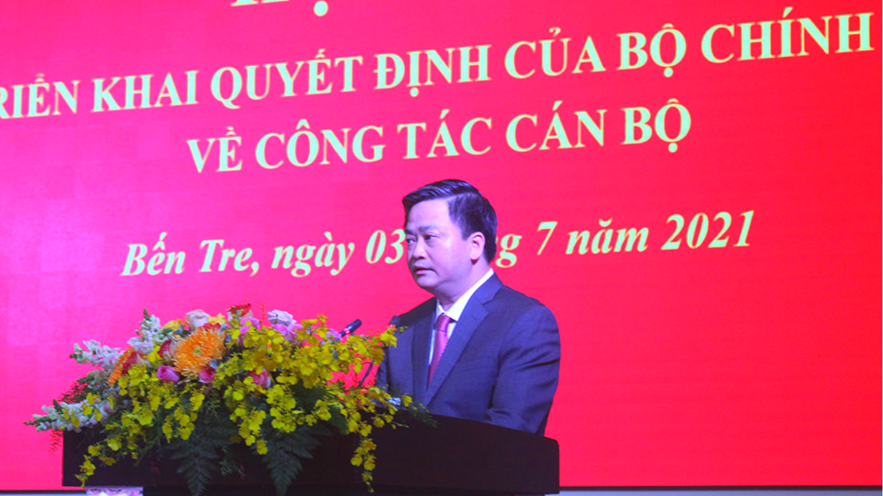 Bộ Chính trị phân công Chủ tịch Vietinbank giữ chức Bí thư Tỉnh ủy Bến Tre