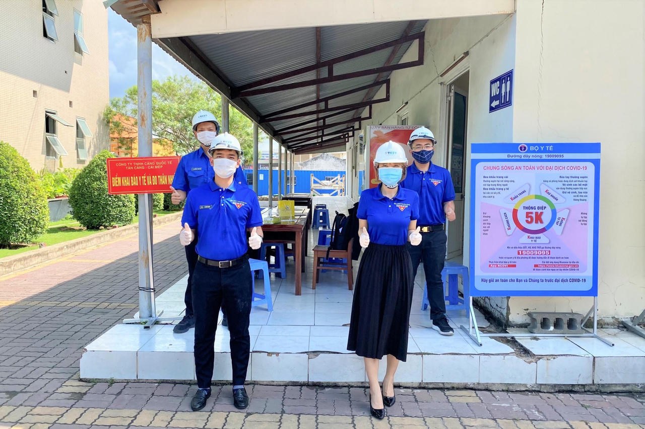 Tuổi trẻ Tân cảng Sài Gòn chung sức đẩy lùi đại dịch