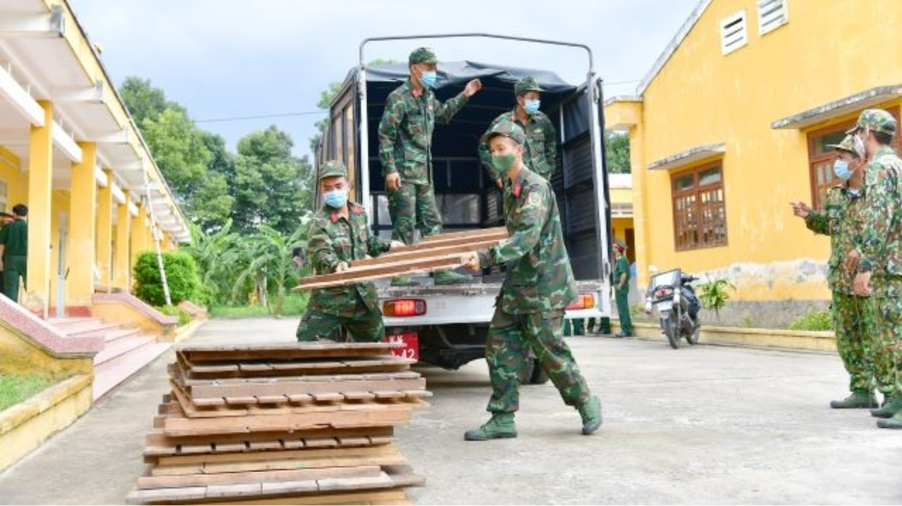 Bệnh viện Dã chiến truyền nhiễm số 6 tại Tiền Giang bắt đầu hoạt động từ ngày 12/7