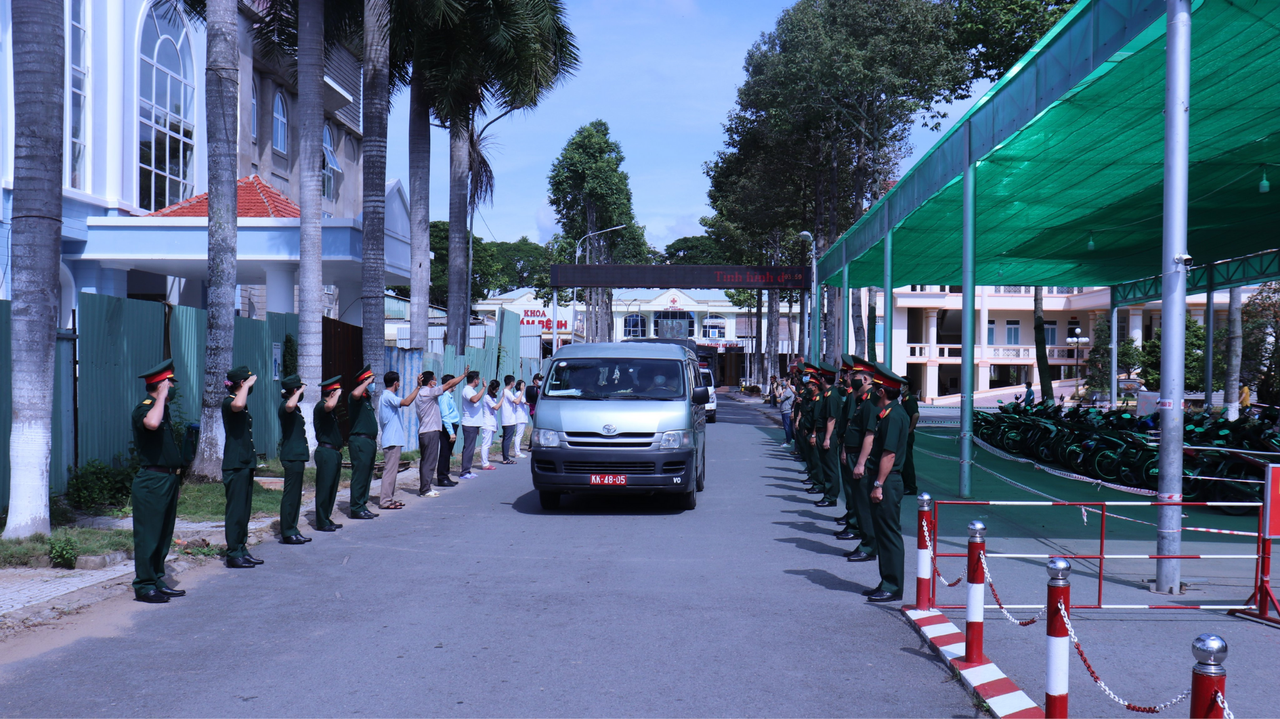 Bệnh viện Dã chiến truyền nhiễm số 6 tại Tiền Giang bắt đầu hoạt động từ ngày 12/7