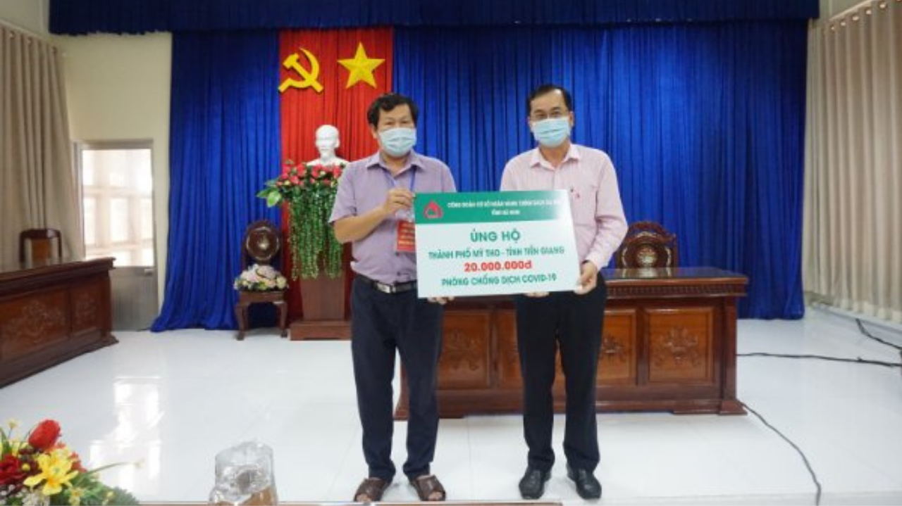 Ngân hàng Chính sách xã hội Tiền Giang hỗ trợ chống dịch COVID-19