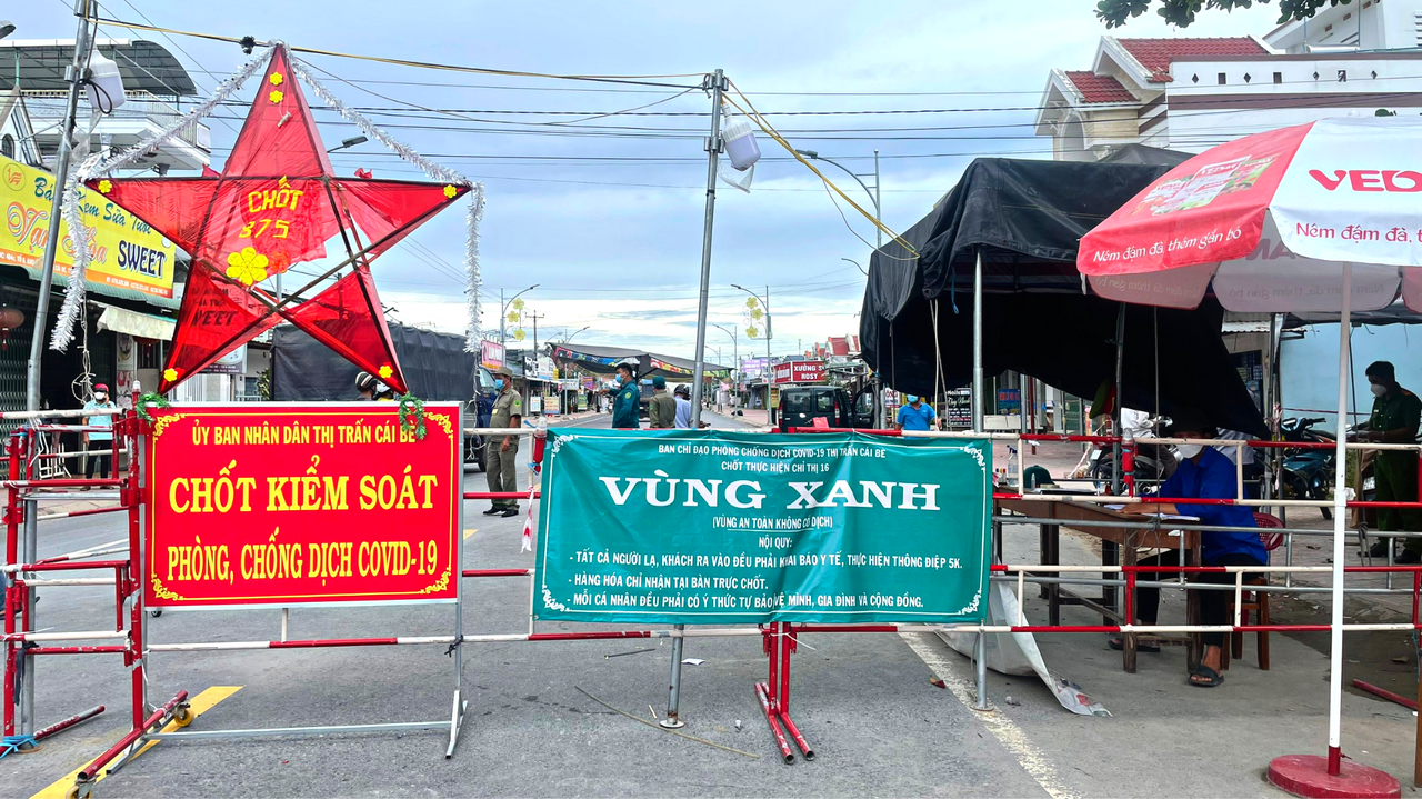 Tiền Giang áp dụng Chỉ thị 15 toàn tỉnh từ 0 giờ ngày 26/9