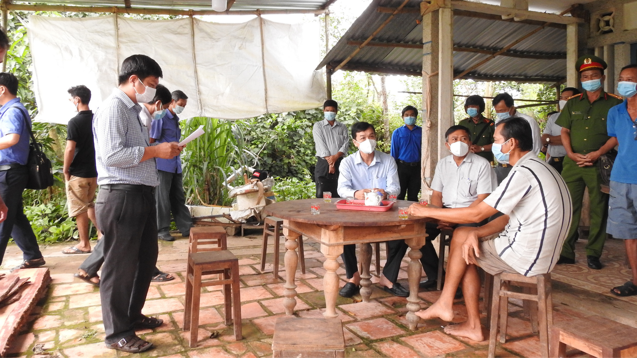 Cưỡng chế thu hồi đất để bàn giao mặt bằng cầu Mỹ Thuận 2