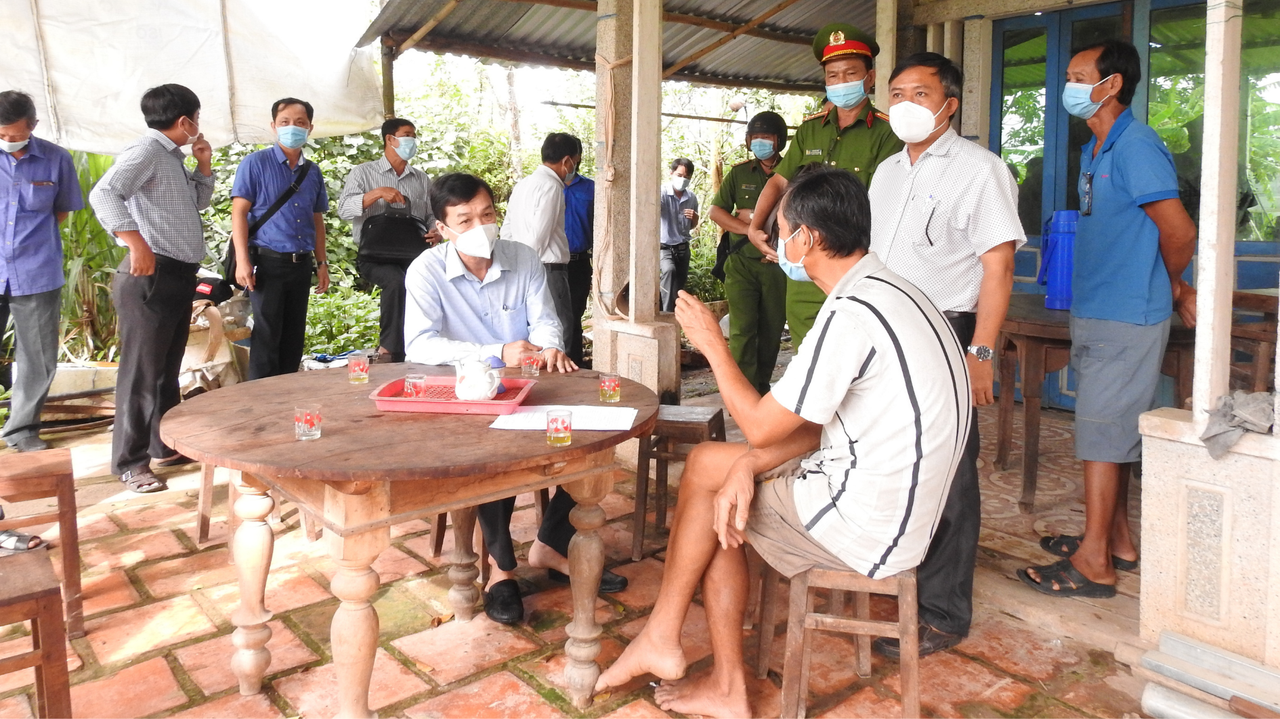 Cưỡng chế thu hồi đất để bàn giao mặt bằng cầu Mỹ Thuận 2